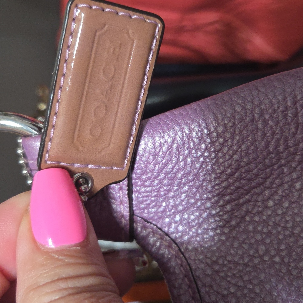 Coach Purple Crossbody- EUC - Picture 11 of 11